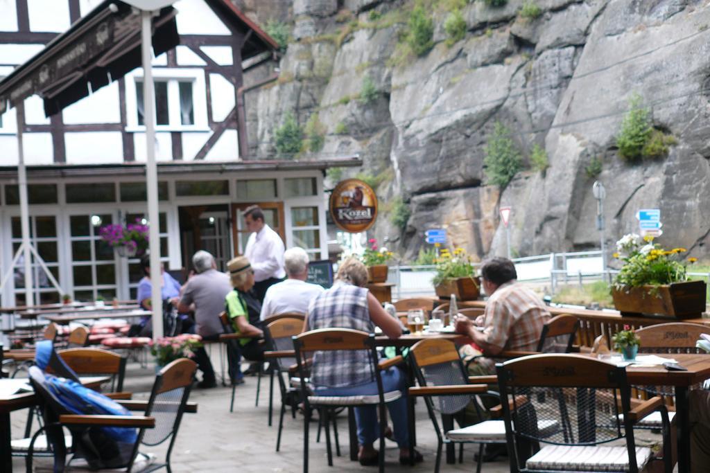 Pension Soutesky Hřensko Exteriér fotografie